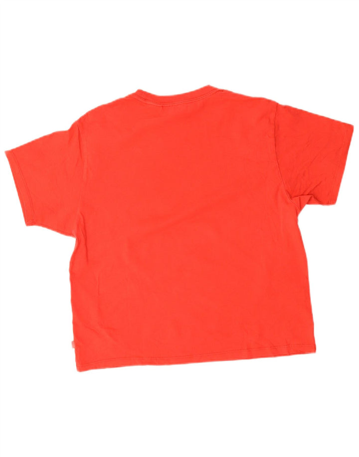 Levi's T-Shirt Oversize Graphique Femme UK 6 XS Rouge