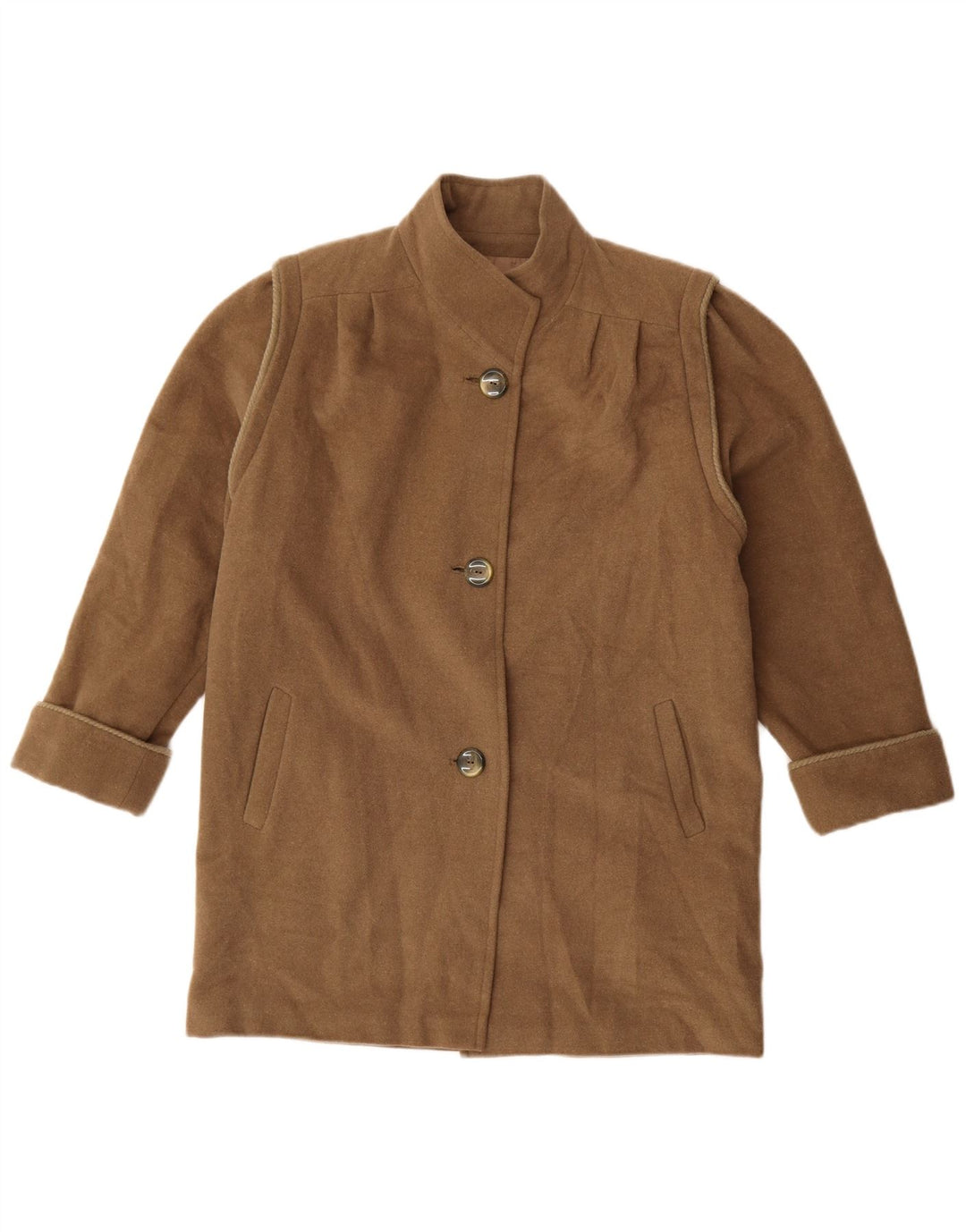 pardessus femme vintage UK 16 Grand Beige