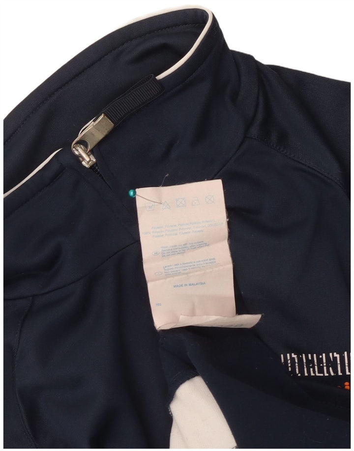 Champion Veste de survêtement pour femme UK 12 Bleu marine moyen Colourblock