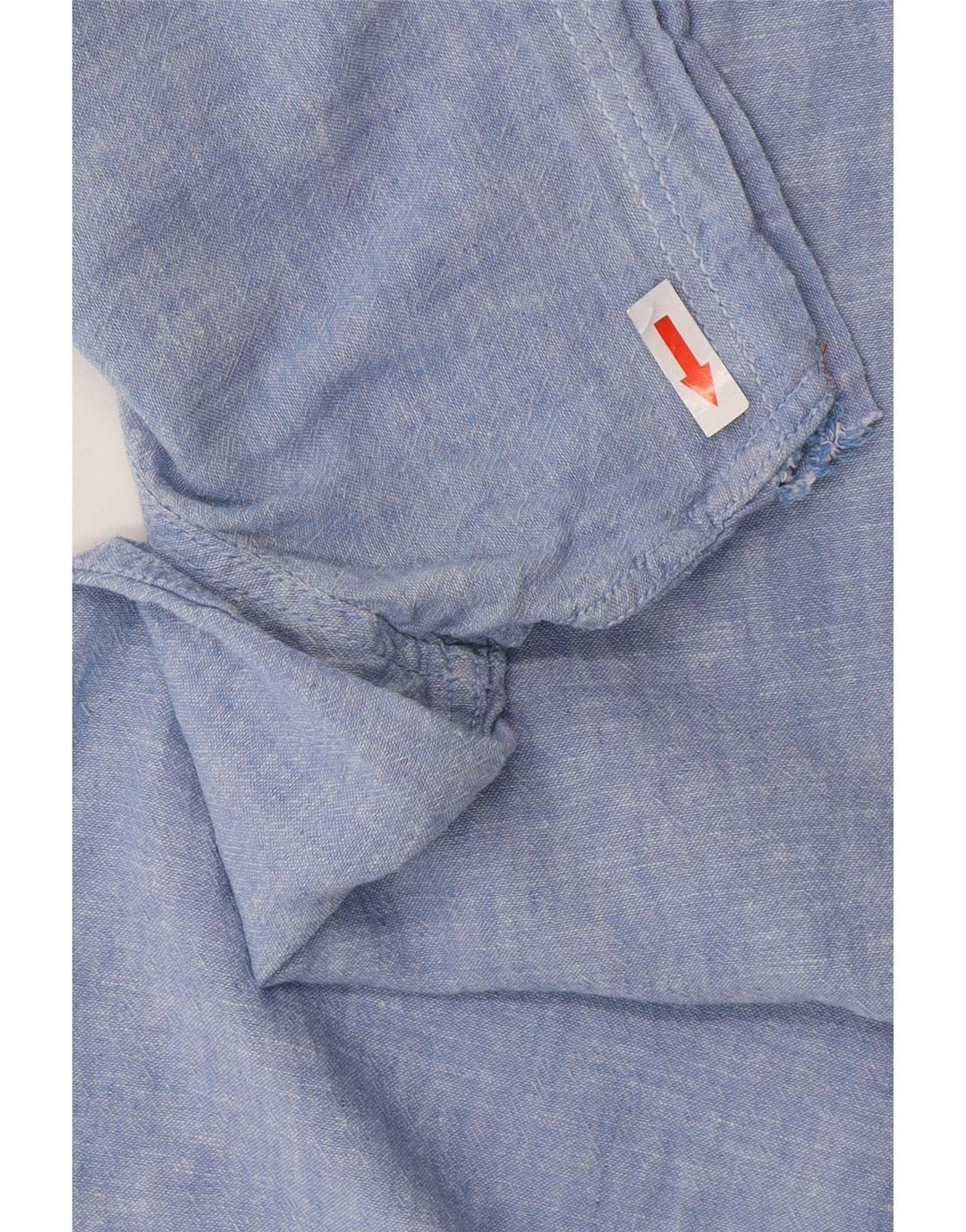 Chemise à manches courtes pour homme Fat Face en lin bleu petit