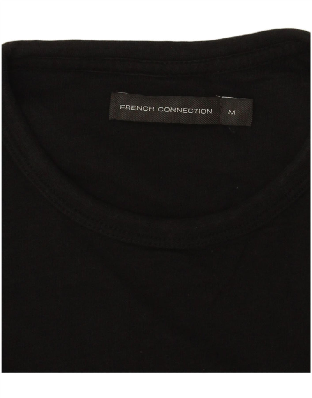 French Connection T-Shirt Homme Noir Moyen Coton