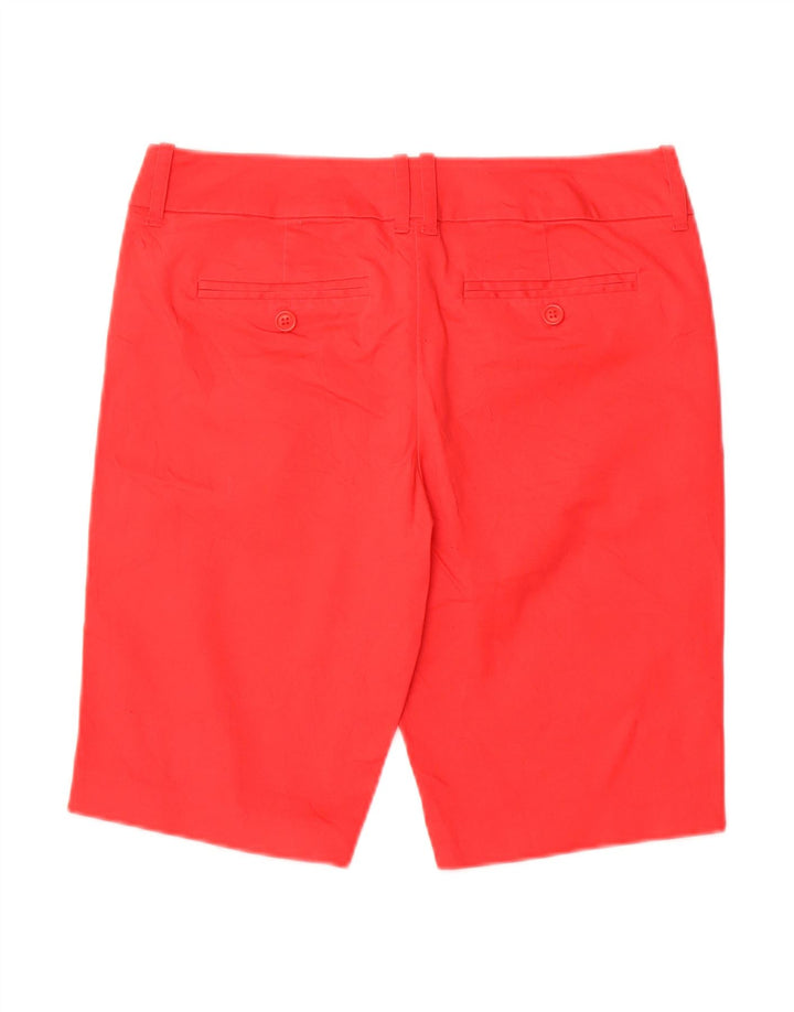 MOSSIMO Womens Casual Shorts US 4 Small W30 Red Cotton