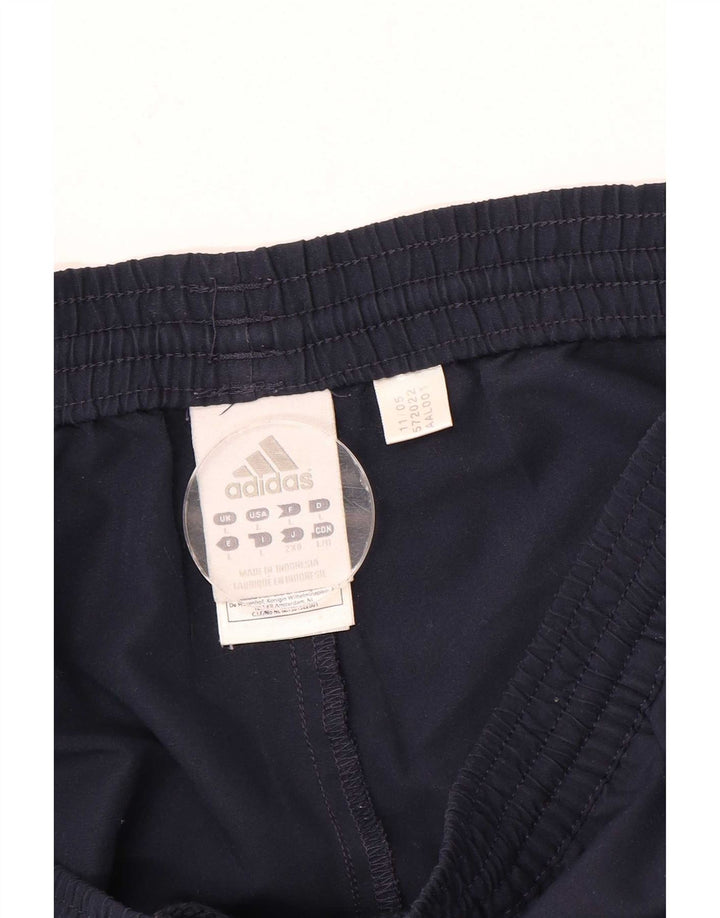 Adidas Pantalon de survêtement pour homme Pantalon de jogging Large Bleu marine Polyester