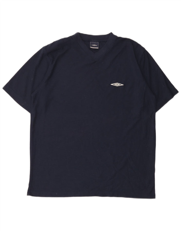 Umbro T-Shirt Homme Top XL Bleu Marine Polyester