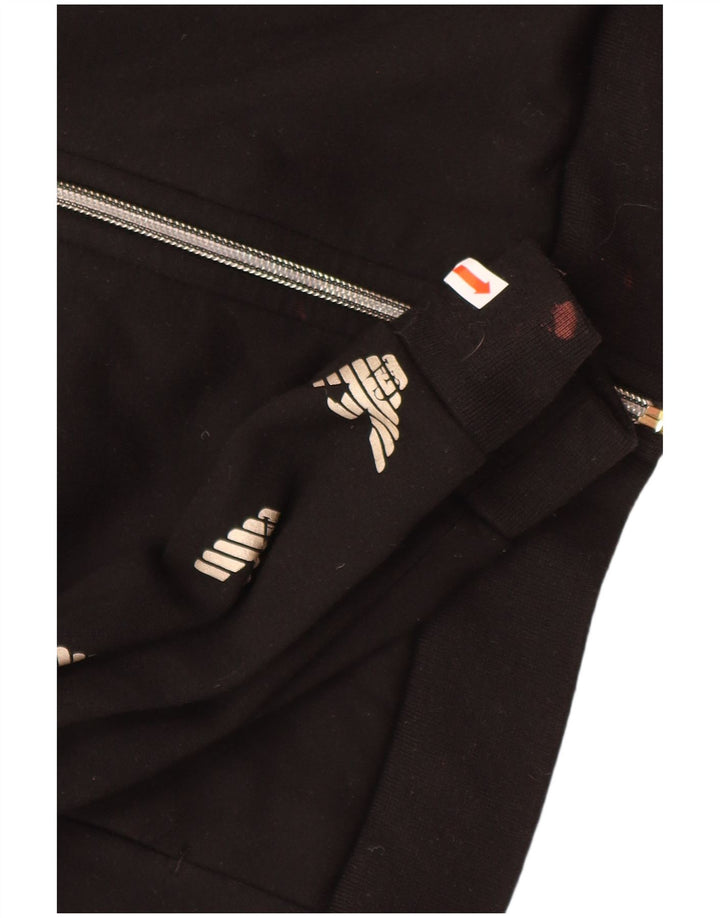 EMPORIO ARMANI Veste de survêtement graphique pour garçon 15-16 ans XL Noir