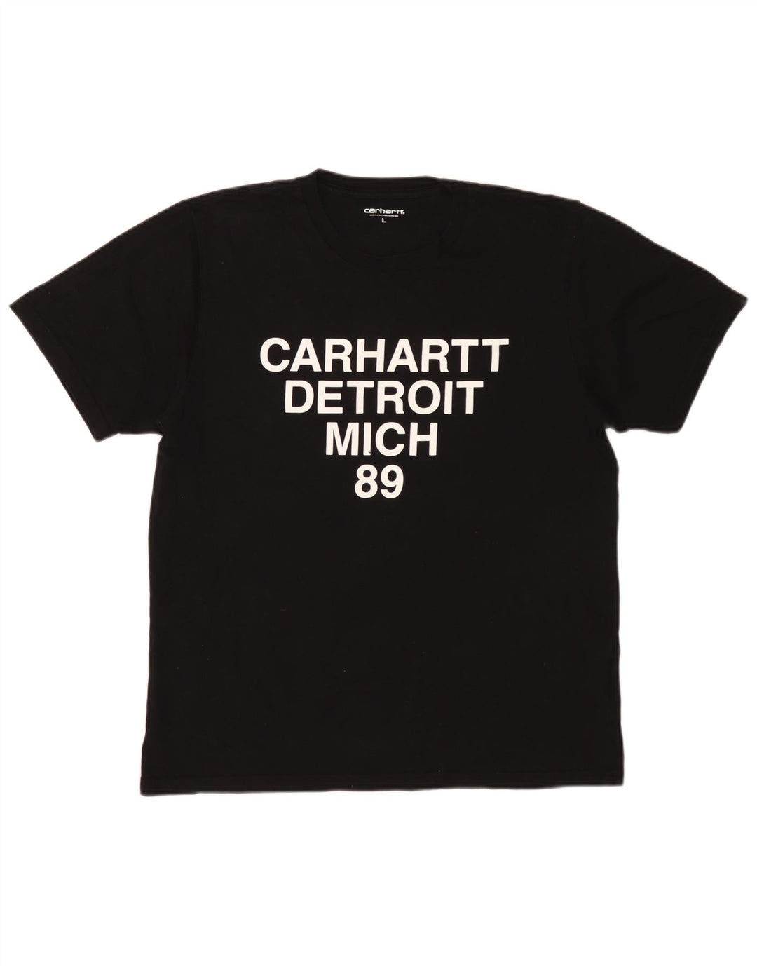 Carhartt T-shirt graphique pour hommes, grand, en coton noir