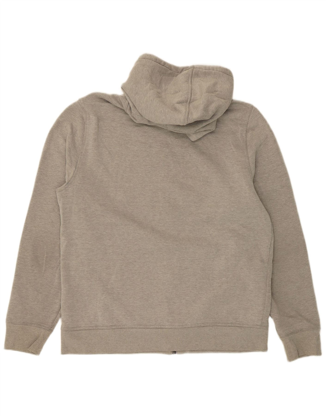 IZOD Mens Slim Fit Zip Hoodie Sweater Medium Grey Polyester