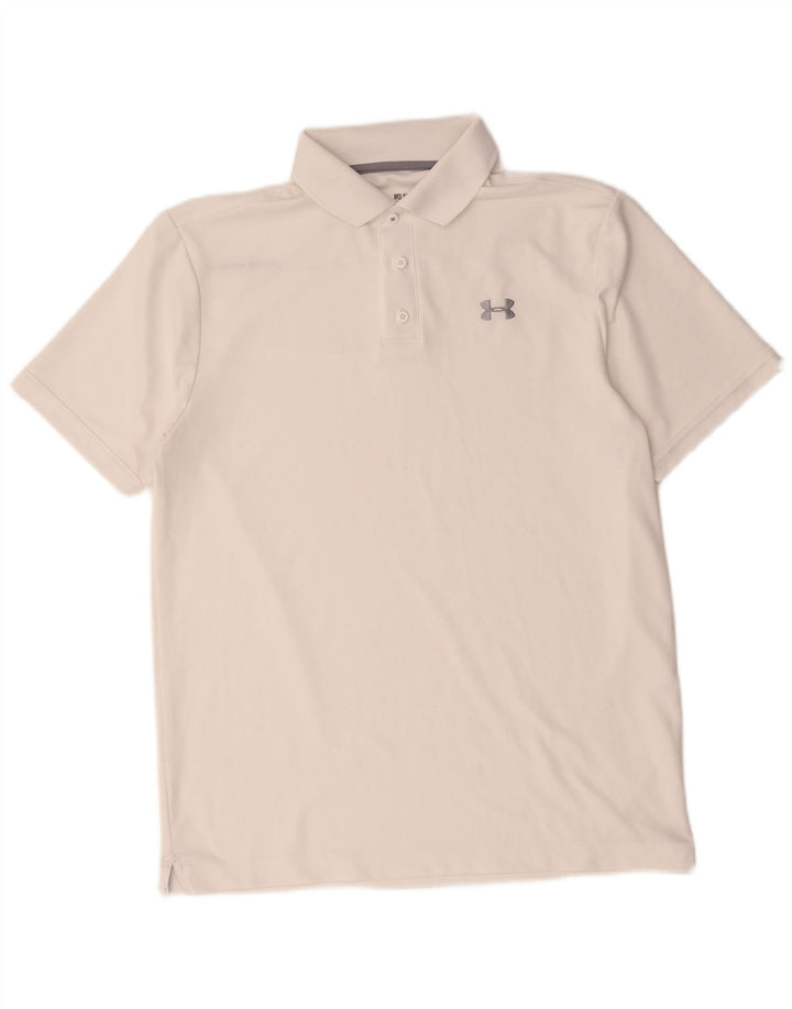Under Armour Polo Heat Gear Homme Blanc Moyen