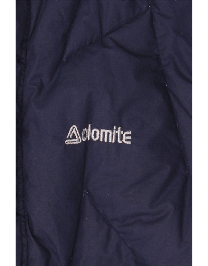 Dolomite Veste matelassée réversible pour homme UK 38 Bleu marine moyen Polyester