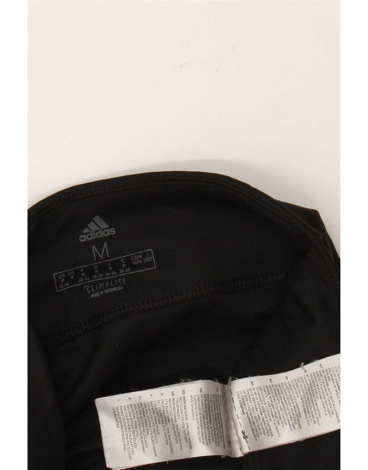 Adidas Climalite Leggings UK 12/14 Medium Noir Polyester