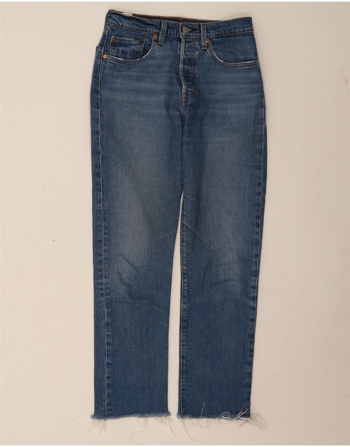 Levi's Jean Droit 501 Femme W26 L28 Bleu Coton