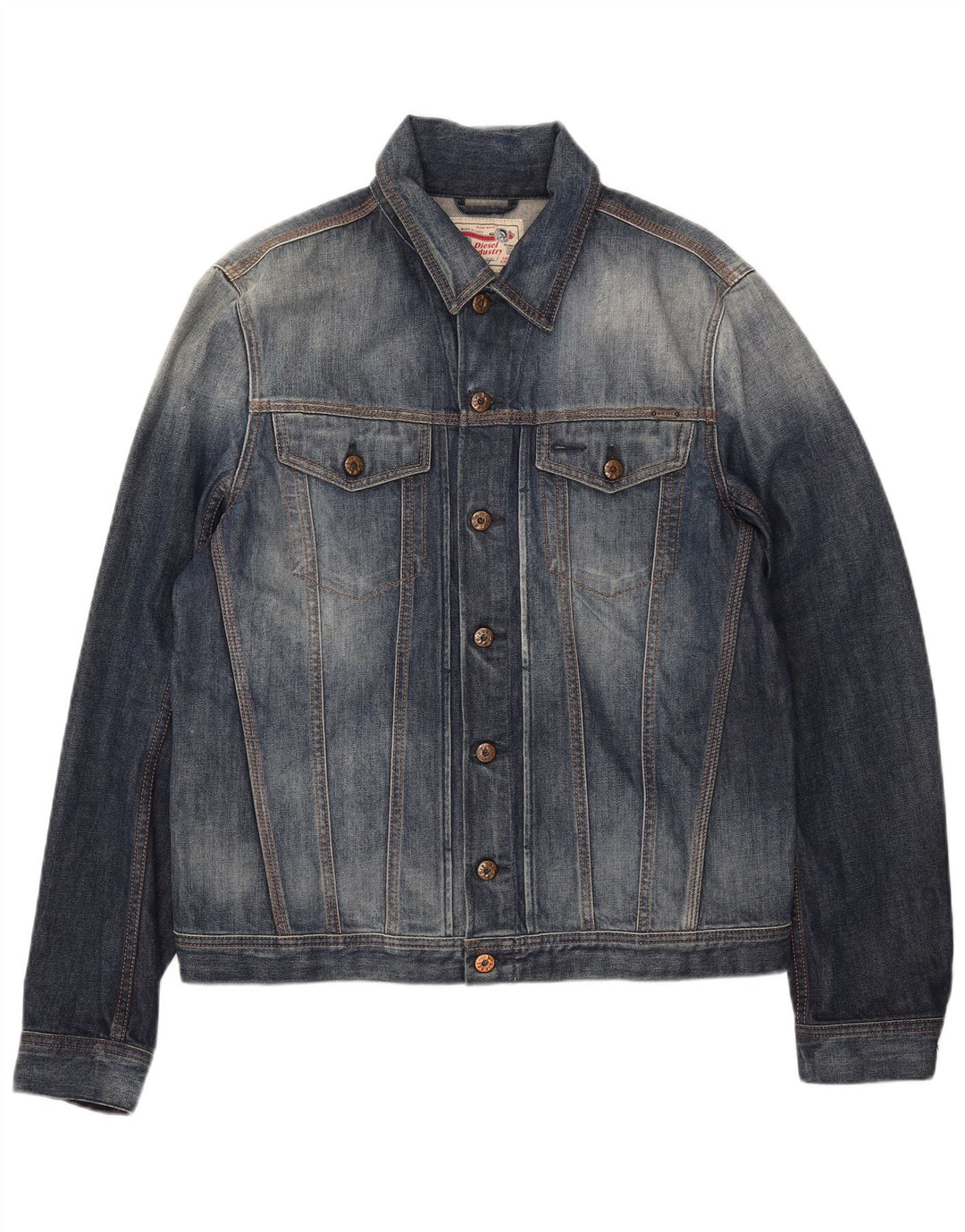 Diesel Veste en Jean Homme UK 42 XL Bleu Coton