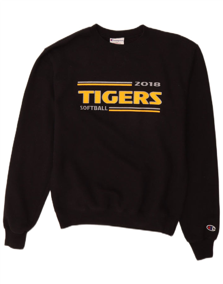 Champion Sweat-shirt graphique Tigers pour hommes, petit coton noir
