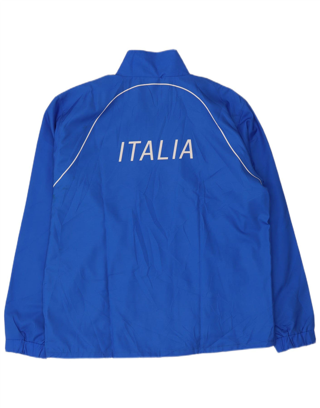Asics Veste de survêtement Italia Graphic pour homme XL Bleu Polyester