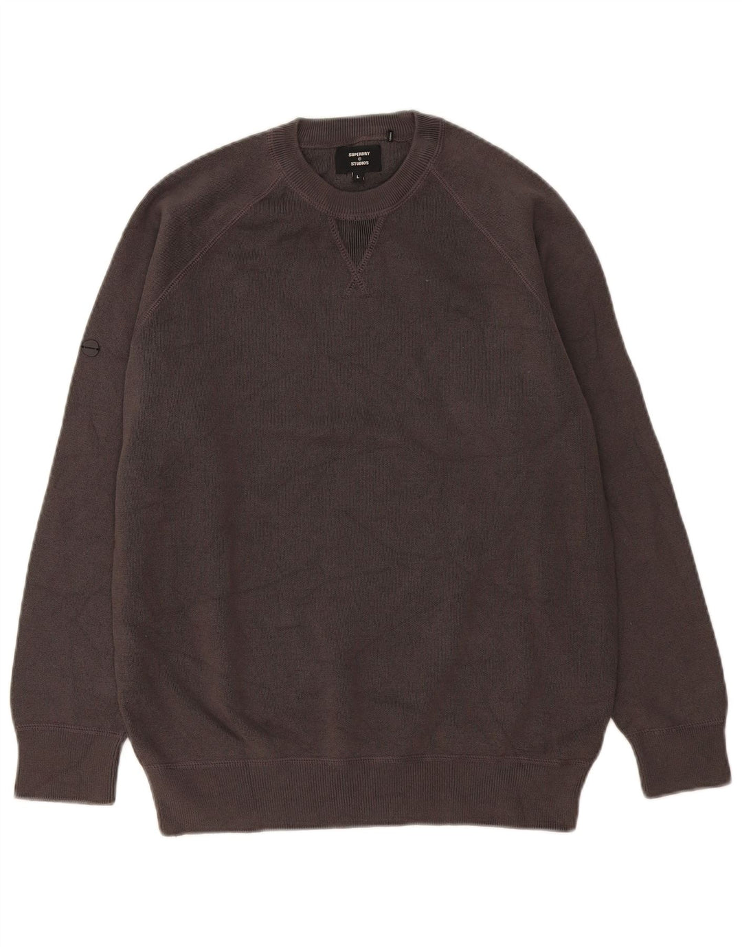 Superdry Sweat-Shirt Homme Gris Large Coton