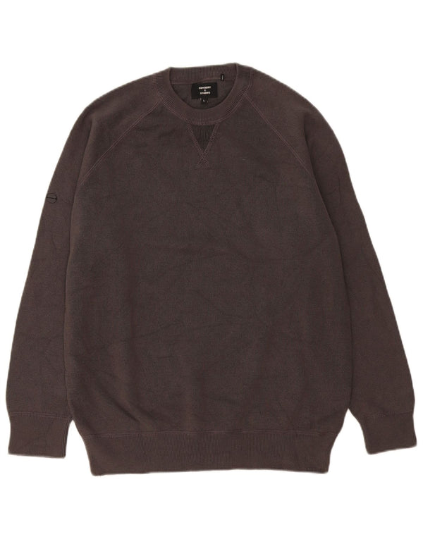 Superdry Sweat-Shirt Homme Gris Large Coton