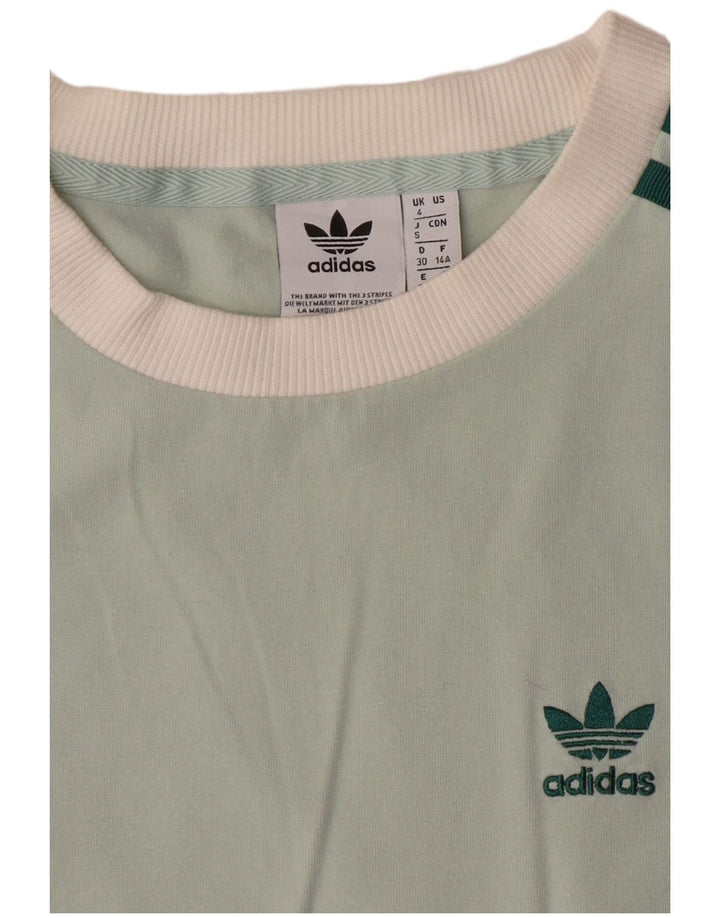 ADIDAS Haut à manches longues pour femme UK 4 XS Vert