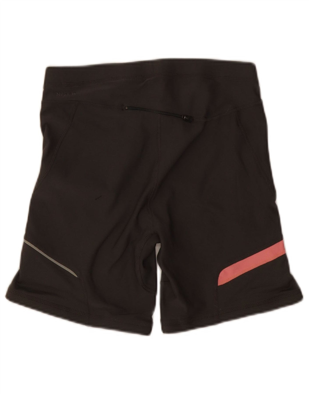 Short de sport Nike pour femme UK 10/12 Polyester color block noir moyen