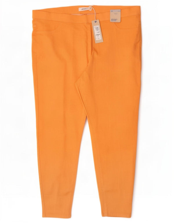 Marks & Spencer Womens Crop Jegging Jeans UK 20 2XL W40 L25 Orange