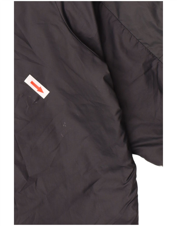 Nike Veste coupe-vent à capuche pour homme UK 40 Large Noir Polyester