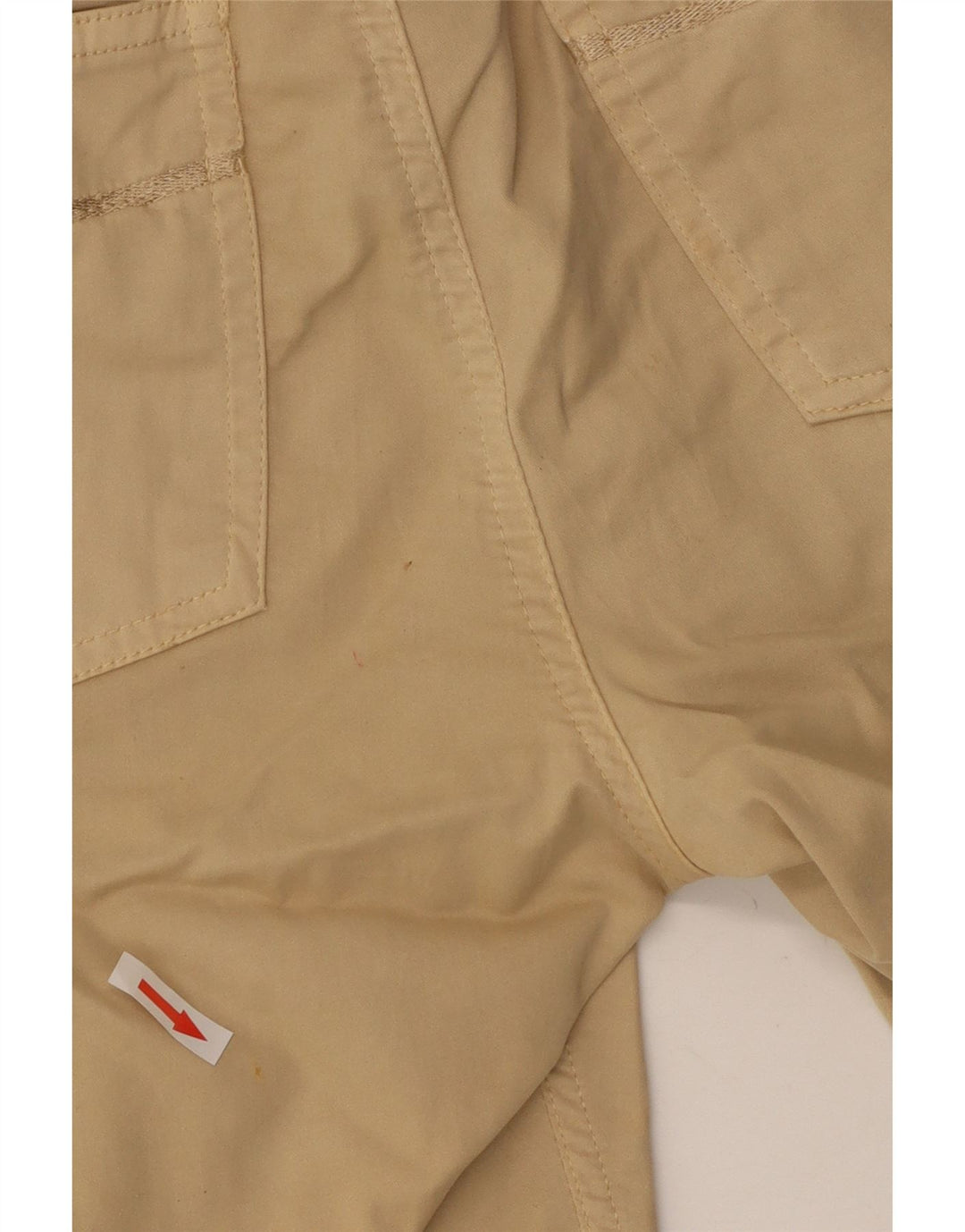 Gant Pantalon Capri W34 L20 Femme Beige Coton