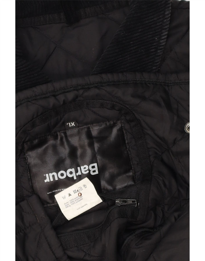 Barbour Veste matelassée pour femme UK 18 XL Noir Polyamide