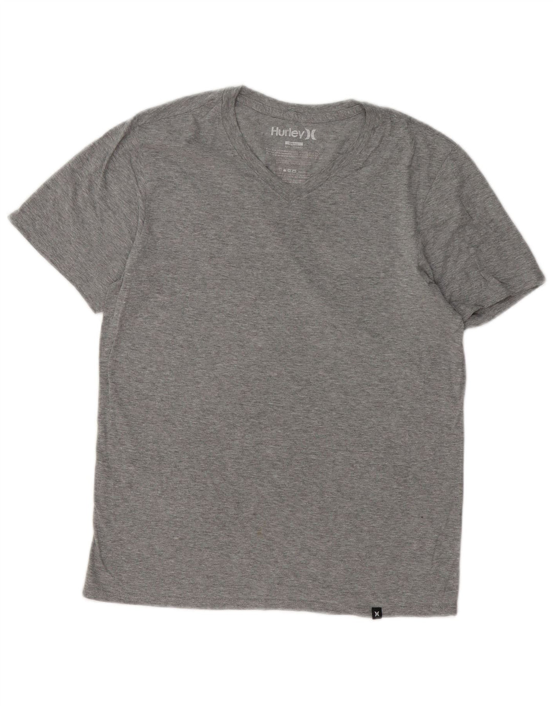Hurley T-Shirt Homme Petit Gris Moucheté Coton