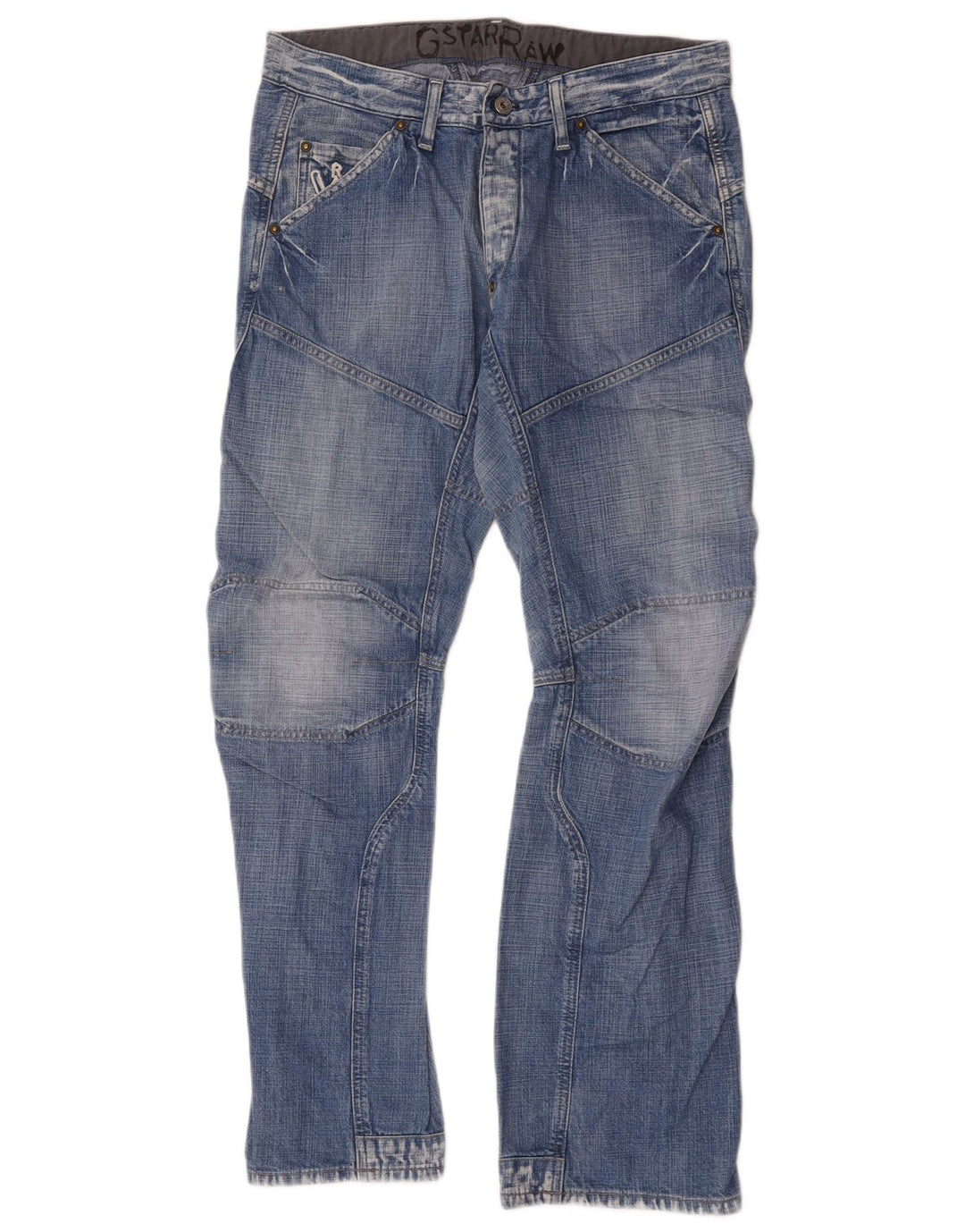 G-Star Jean Cargo Droit Homme W34 L32 Bleu Coton