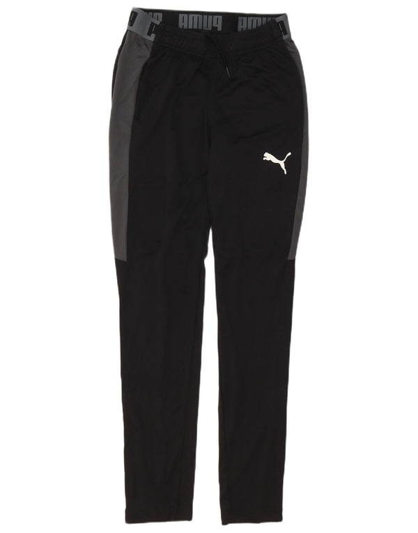 Puma Pantalon de survêtement pour homme Small Noir Colorblock Polyester Sports