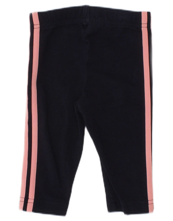 Adidas Capri Leggings Bébé Fille 3-6 Mois Bleu Marine Coton