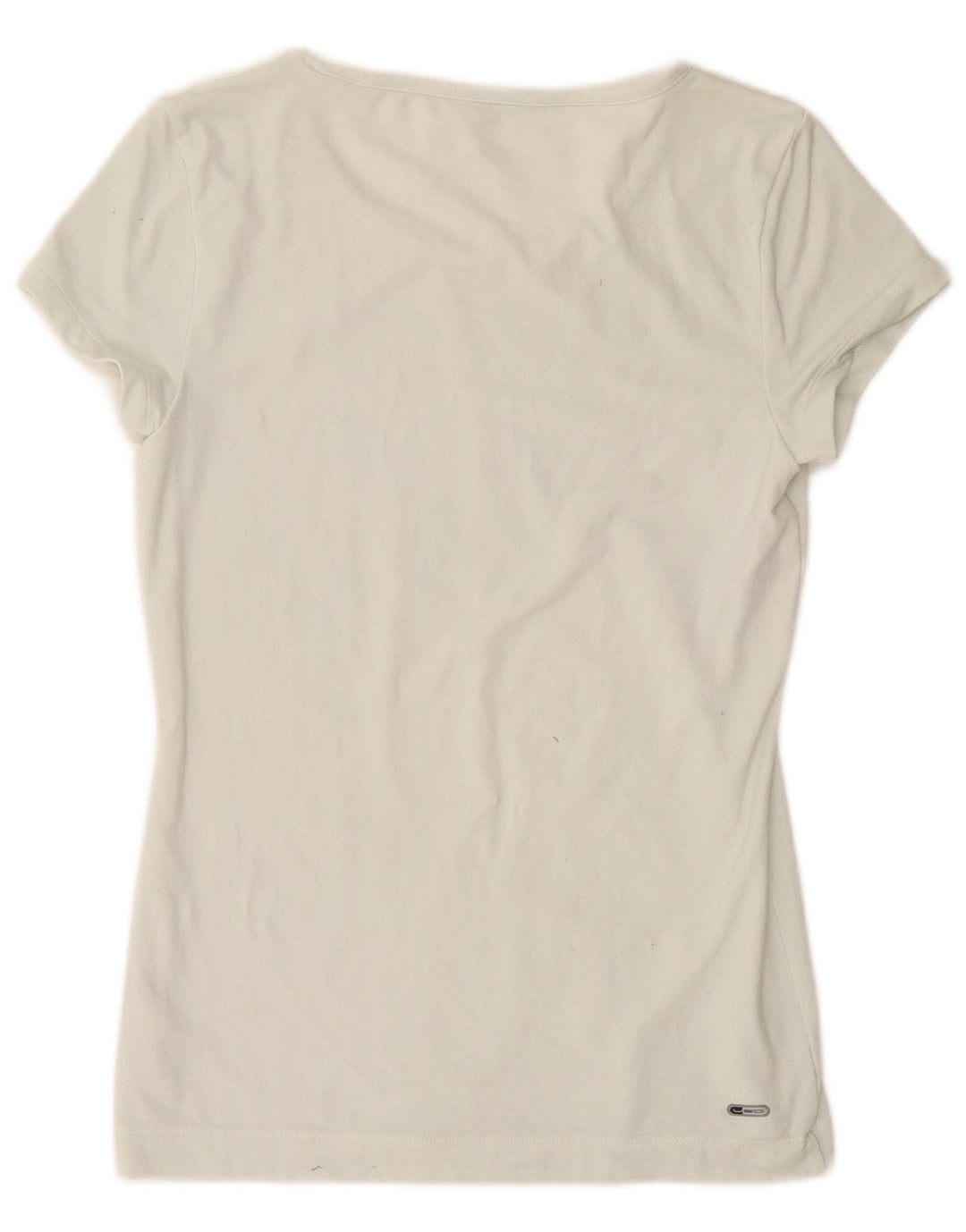 PUMA T-Shirt Femme UK 14 Large Blanc Nylon