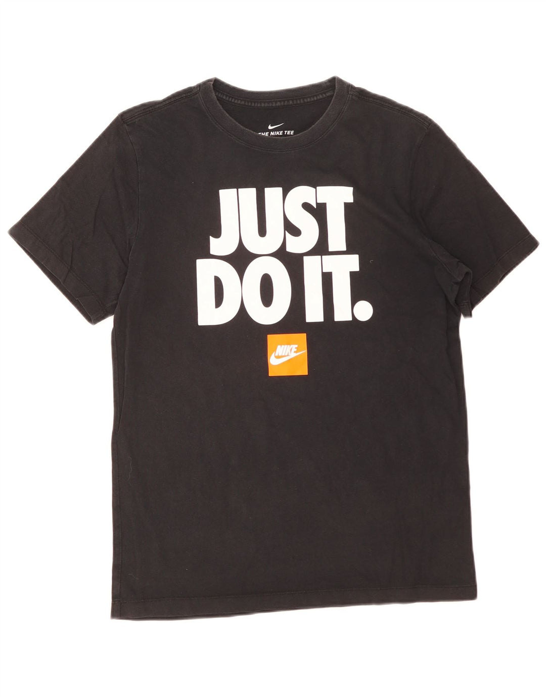 Nike T-shirt graphique pour homme en coton noir moyen