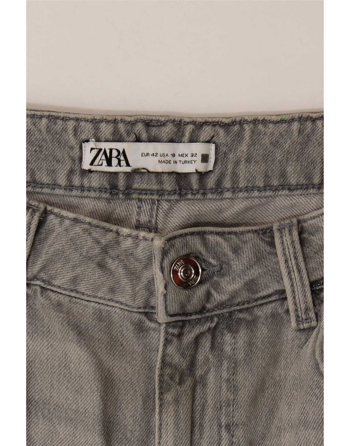 Zara Jean fuselé pour femme EU 42 Large W32 L27 Gris