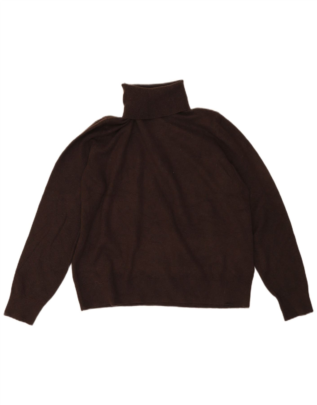 Marks & Spencer Pull col roulé pour femme UK 14 Marron moyen