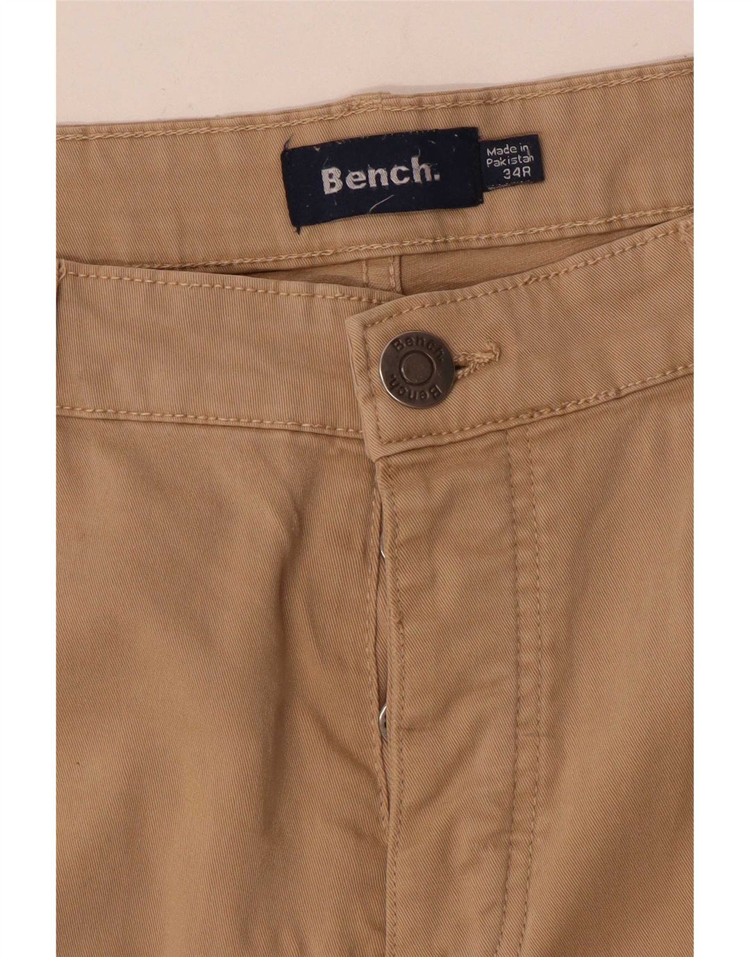 Bench Pantalon décontracté slim pour homme W34 L32 Beige
