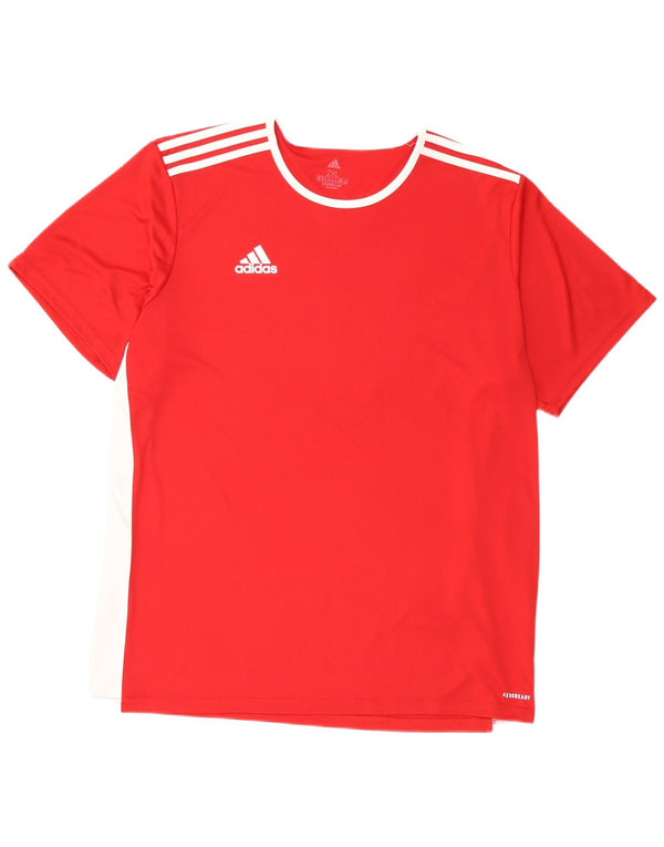 Adidas Hommes Aeroready T-Shirt Top 2XL Rouge