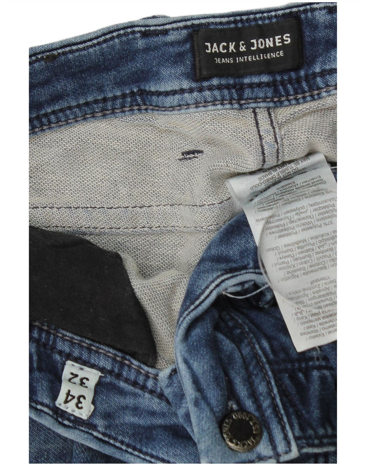 Jack & Jones Jean Slim Homme W34 L32 Bleu Coton