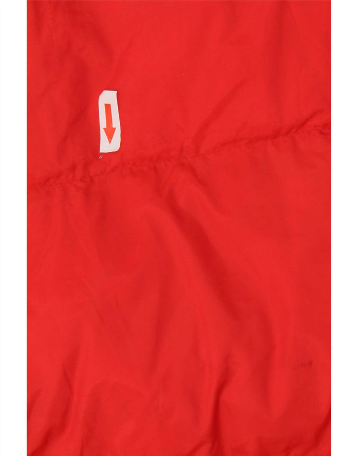 Kejo Veste matelassée à capuche pour homme UK 36 Small Rouge Nylon