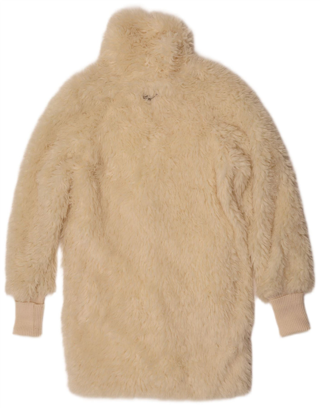 Gas Manteau en fausse fourrure pour femme UK 14 Medium Off White