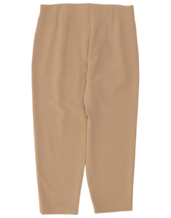 Marks & Spencer Pantalon court fuselé pour femme UK 14 Medium W30 L24 Beige