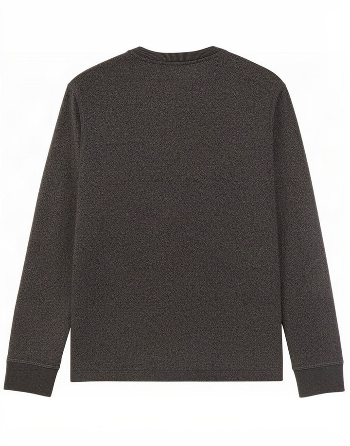 Superdry Haut à manches longues pour homme en coton gris petit