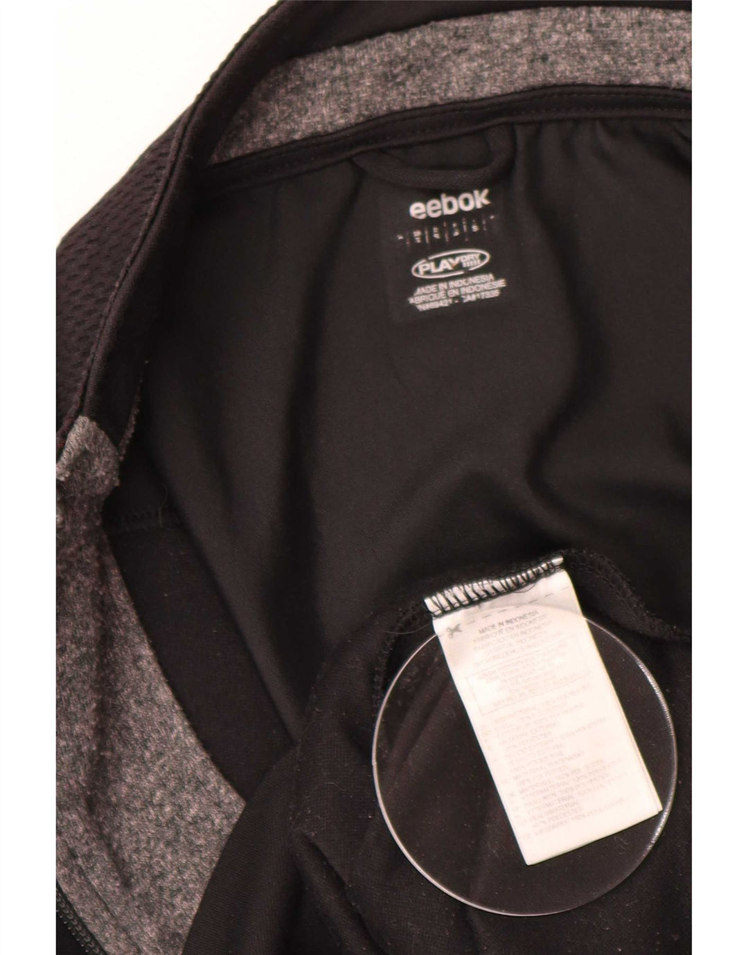 Reebok Veste de Survêtement Graphique Homme Petit Noir Polyester