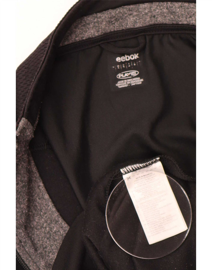Reebok Veste de Survêtement Graphique Homme Petit Noir Polyester