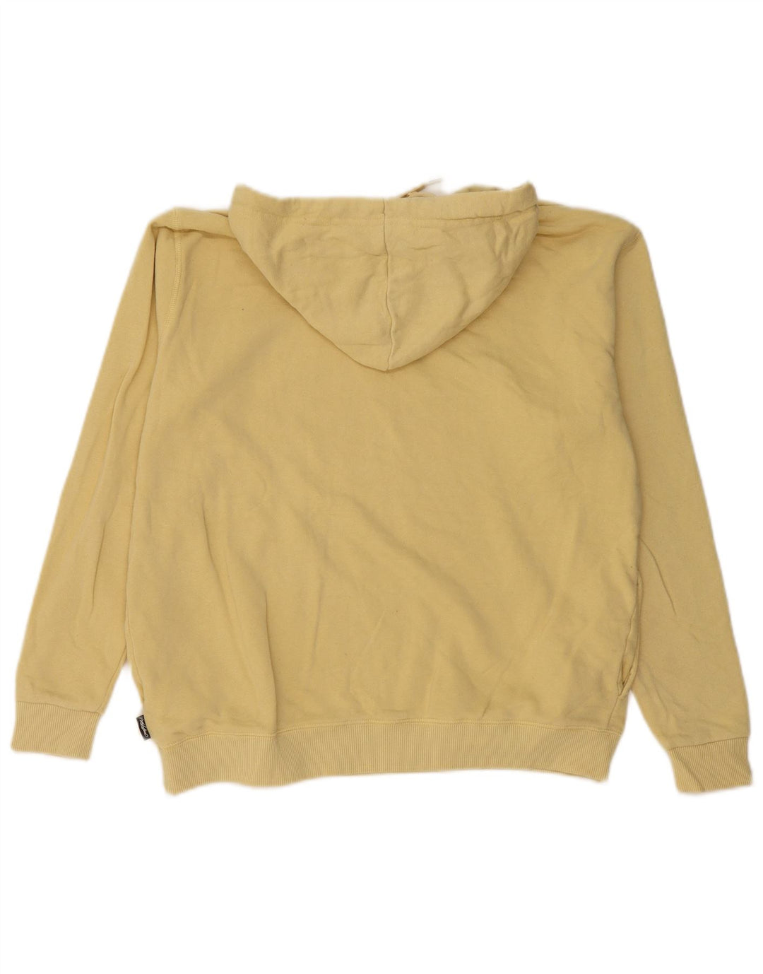 MOSSIMO Pull à capuche surdimensionné pour femme US 12 Grand coton jaune
