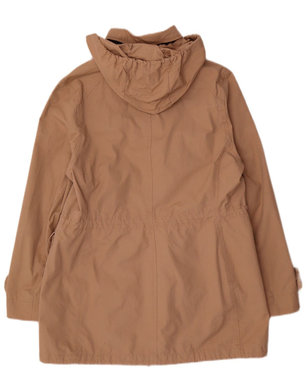Crew Clothing Veste Parka à Capuche Femme UK 14 Grand Coton Beige