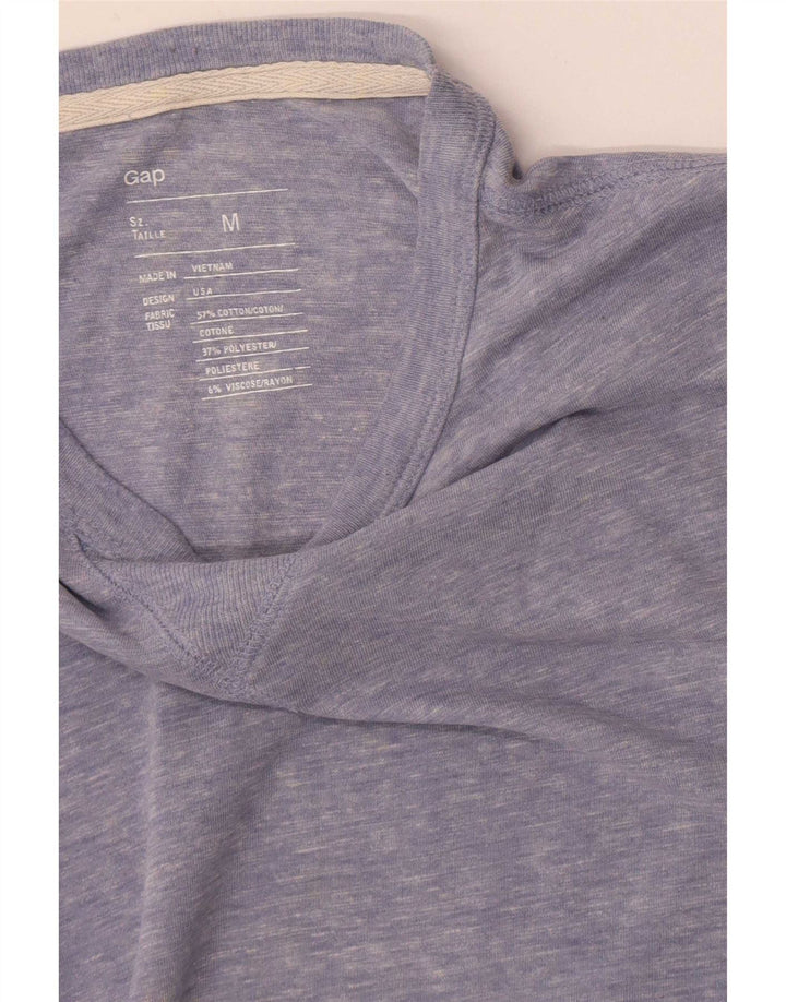 Gap Haut Manches Longues Homme Bleu Moyen Coton Moucheté