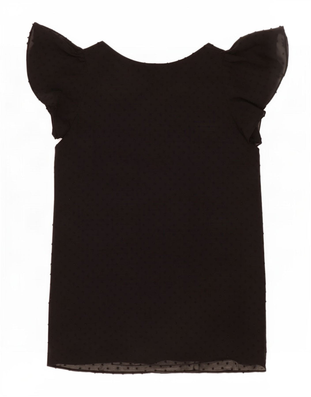 Zara Robe basique pour femme UK 10 Petit polyester à pois noir