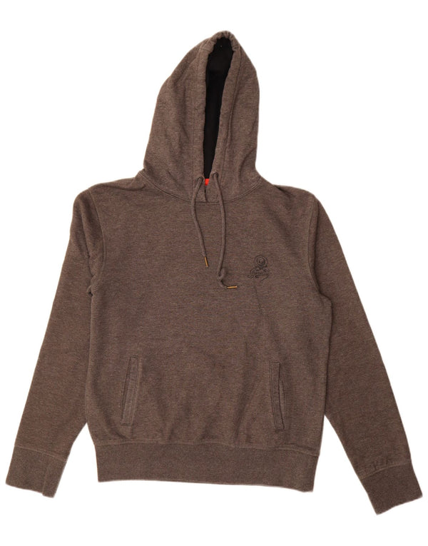 Jack & Jones Pull à Capuche Graphique Homme Gris Moyen Coton