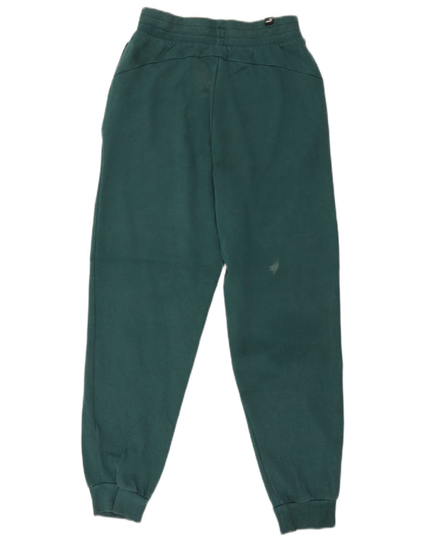 Puma Pantalon de survêtement pour femme Joggers UK 6 XS Vert Coton