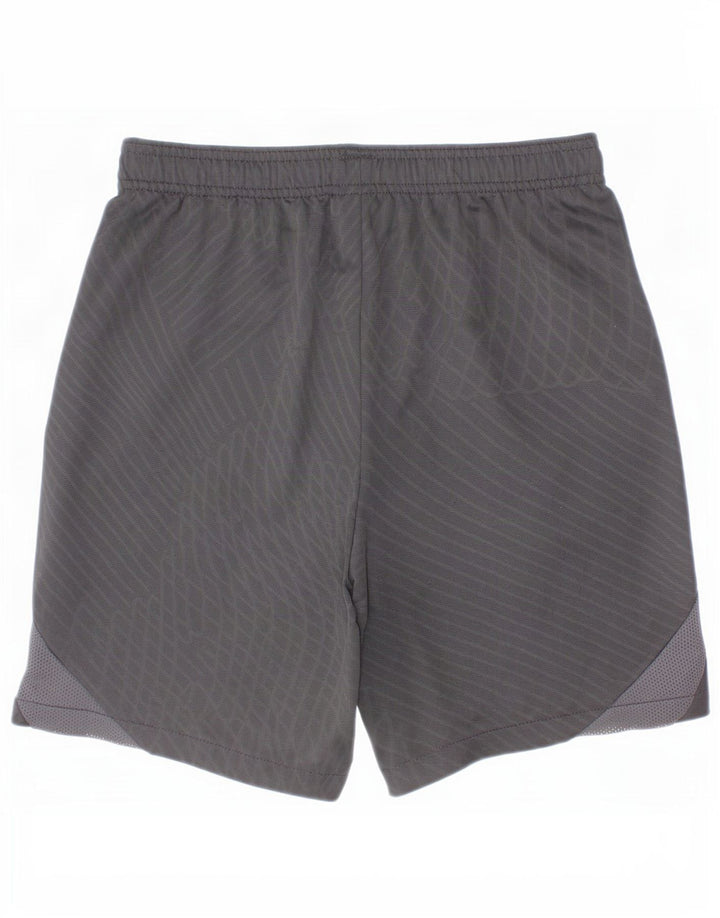 Nike Short de sport Dri Fit pour garçon 12-13 ans en polyester à carreaux noirs 12-13 ans